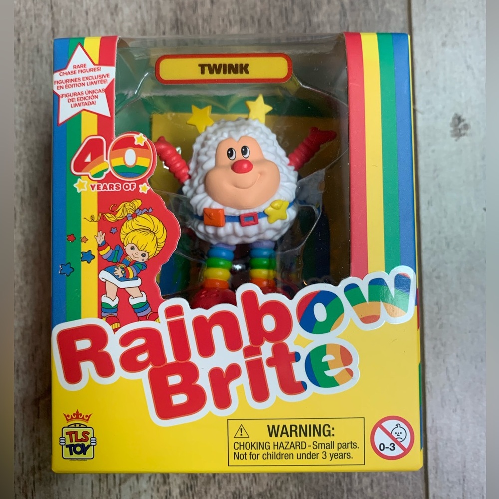 TLS TOY RAINBOW BRITE 40TH ANNIVERSARY 'TWINK' MINI FIGURE NEW Sealed